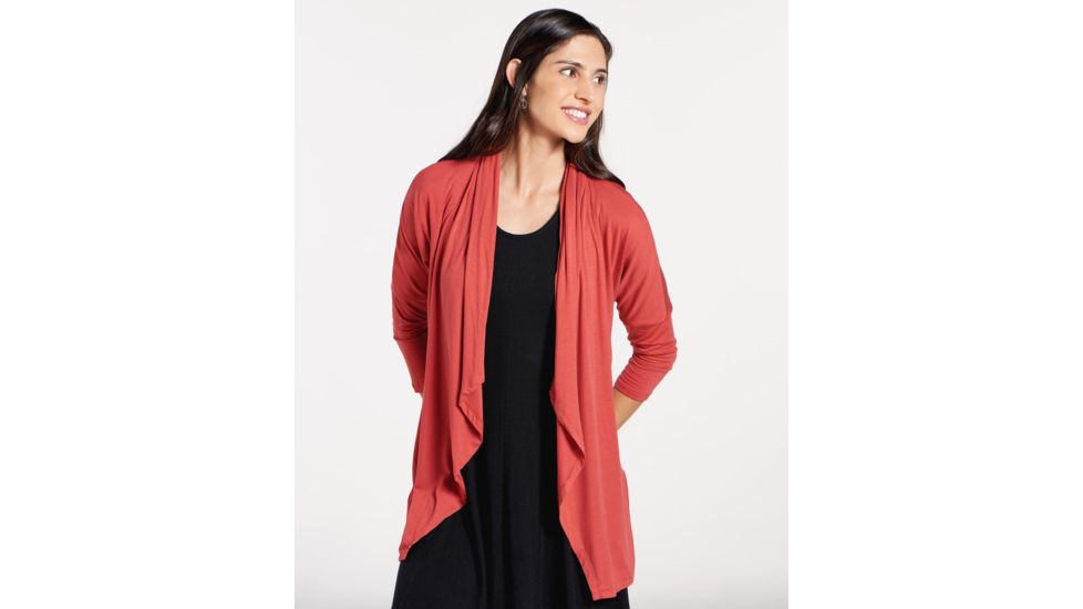 Toad&amp;Co Wisper Women's Cardie, Rhubarb, Large T1082802-659-L