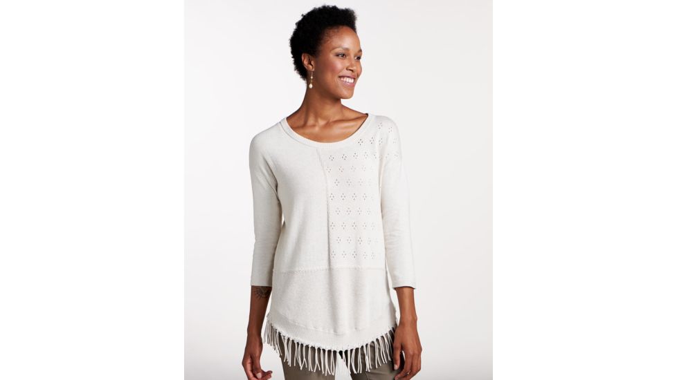 Toad&amp;Co Woodstock Women's Pullover, Salt, Large T1072803-199-L