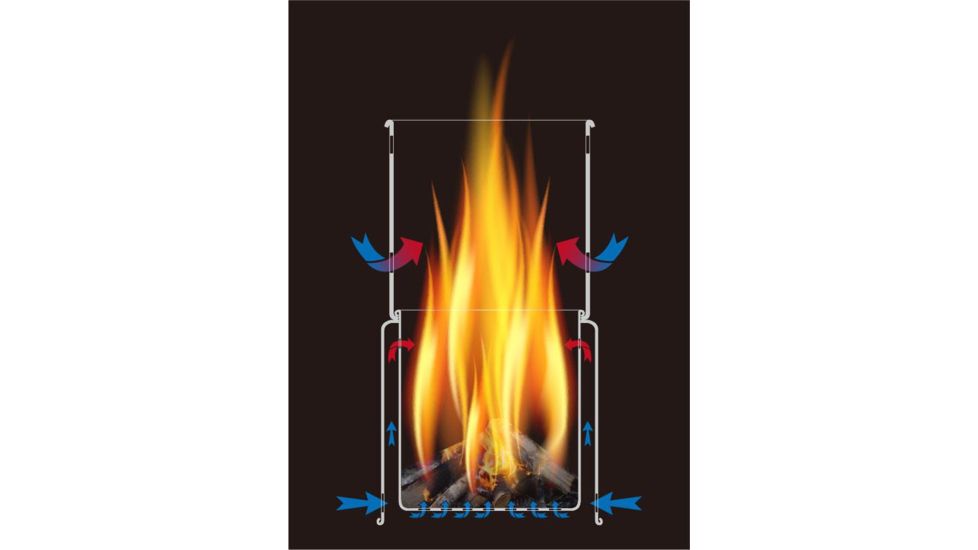 TOAKS Titanium Backpacking Wood Burning Stove, Small, Grey, STV-12