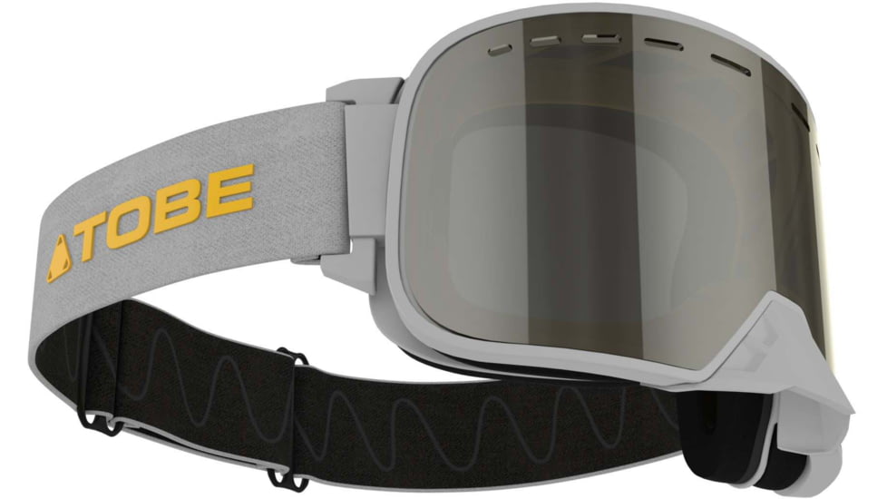 TOBE Outerwear Aurora Goggle, Surge Silver Mirror W/ Yellow Tint, One Size, 650222-225-111