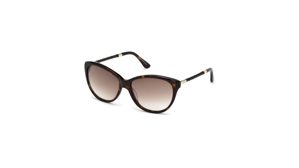 Tod's TO0082 Sunglasses - Dark Havana Frame Color