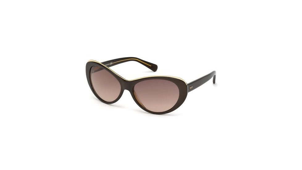 Tod's TO0093 Sunglasses - Light Brown Frame Color, Gradient Brown Lens Color