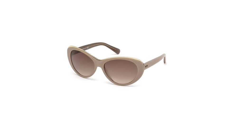 Tod's TO0093 Sunglasses - Shiny Light Brown Frame Color, Gradient Brown Lens Color