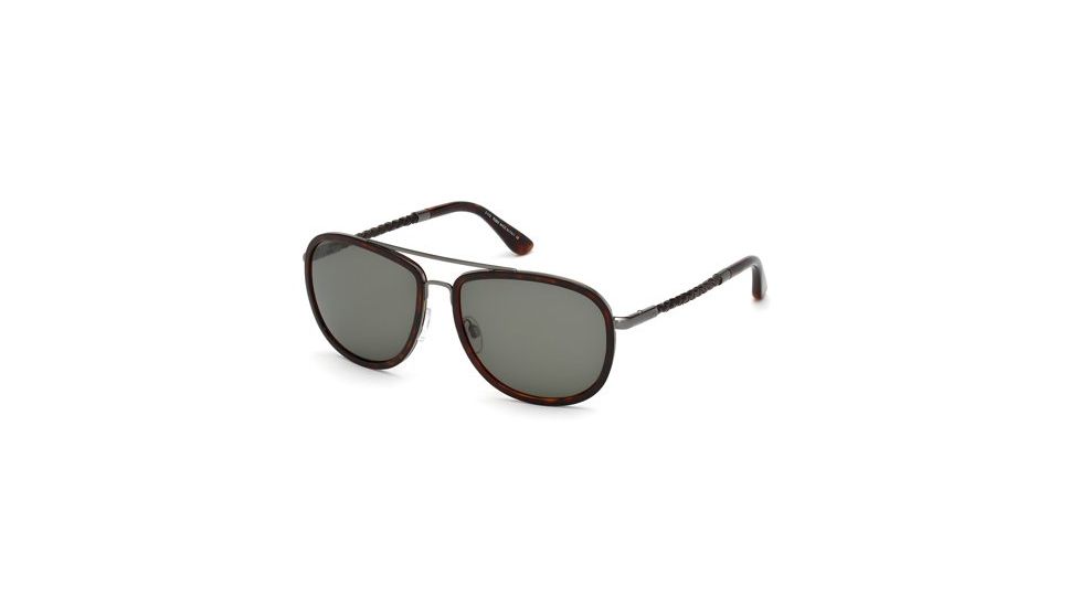 Tod's TO0100 Sunglasses - Dark Havana Frame Color