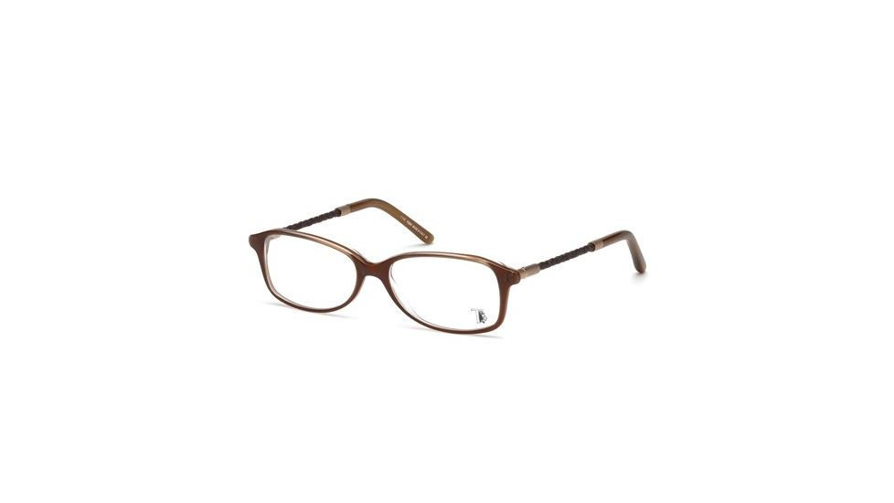 Tod's TO5054 Eyeglass Frames - Dark Havana Frame Color