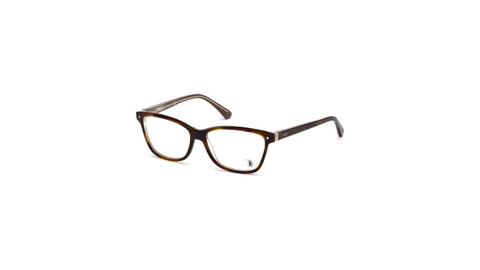 Tod's TO5085 Eyeglass Frames - Havana Frame Color
