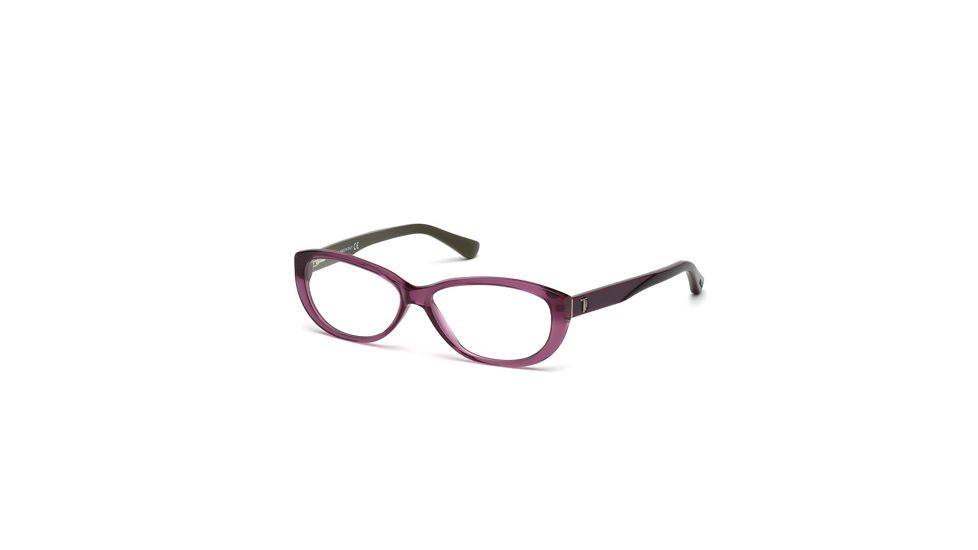 Tod's TO5101 Eyeglass Frames - Violet Frame Color, Gradient Smoke Lens Color