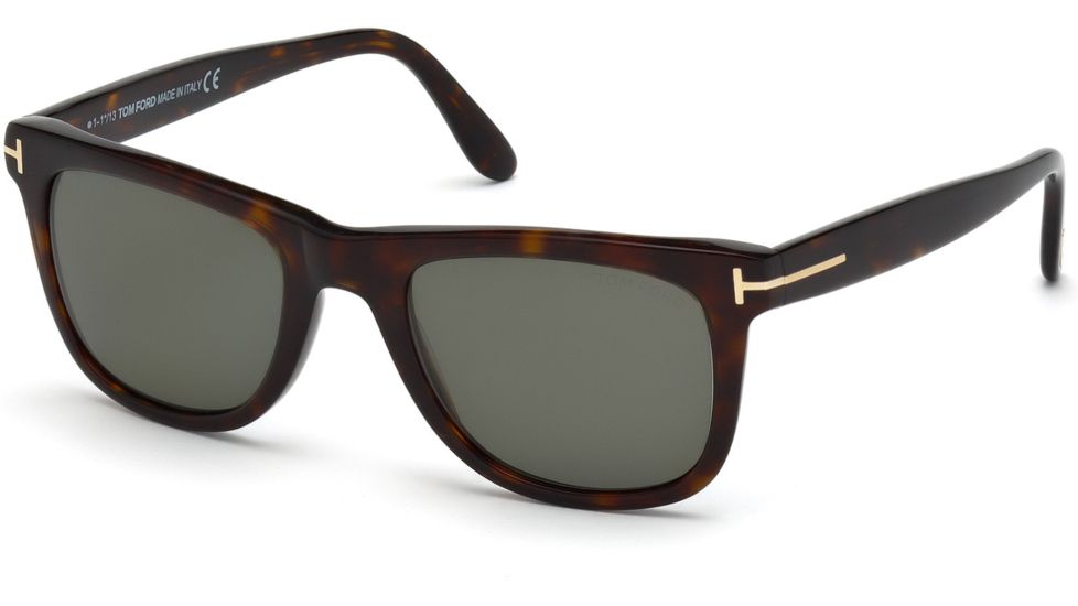 Tom Ford FT0336 Sunglasses - Havana Frame Color, Green Polarized Lens Color