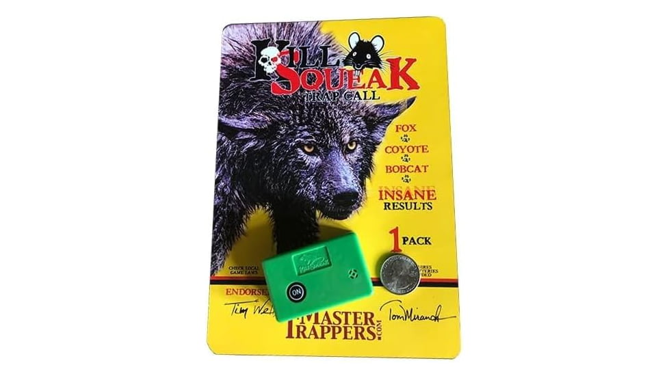 Tom Miranda Outdoor Productions Kill Squeak Trap Call, Yellow, MIR-SQUEAK