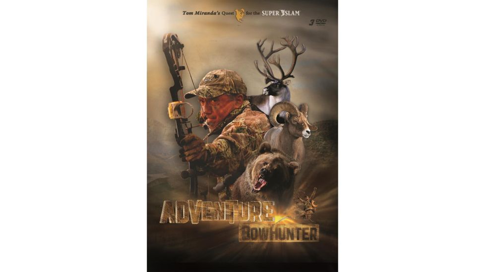 Tom Miranda Outdoor Productions AdventureBowhunter, 3 DVD Set 49745