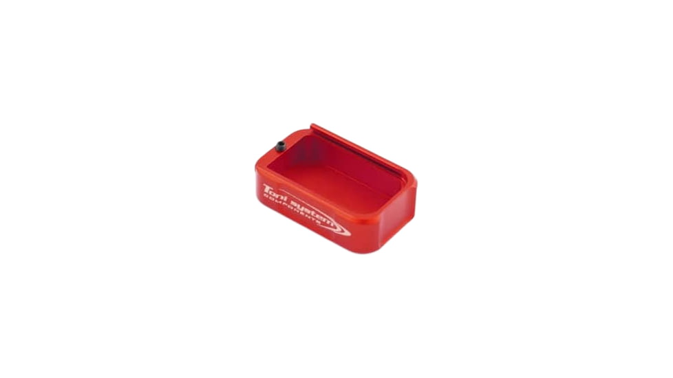 Toni System +2 Rounds Base Pad for Glock 21 Magwell Compatible, Red, 2, PADG21-RE