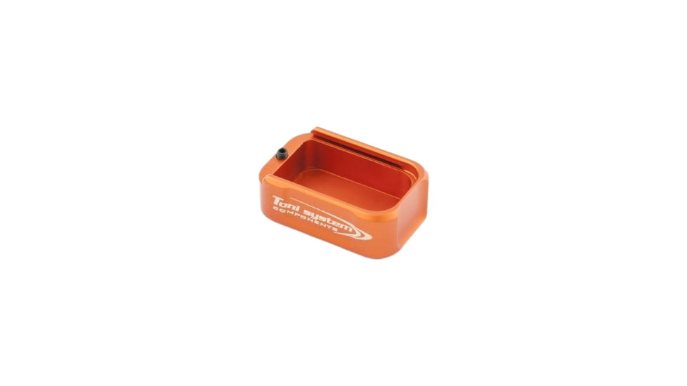 Toni System +2 Rounds Magazine Extension for Tanfoglio Small Frame, Orange, 2, PADTS2-OR