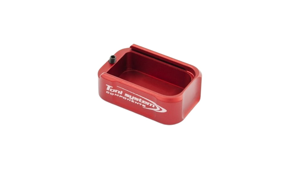 Toni System +2 Rounds Magazine Extension for Tanfoglio Small Frame, Red, 2, PADTS2-RE