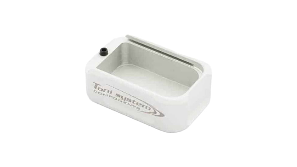 Toni System +2 Rounds Magazine Extension for Tanfoglio Small Frame, Silver, 2, PADTS2-SI