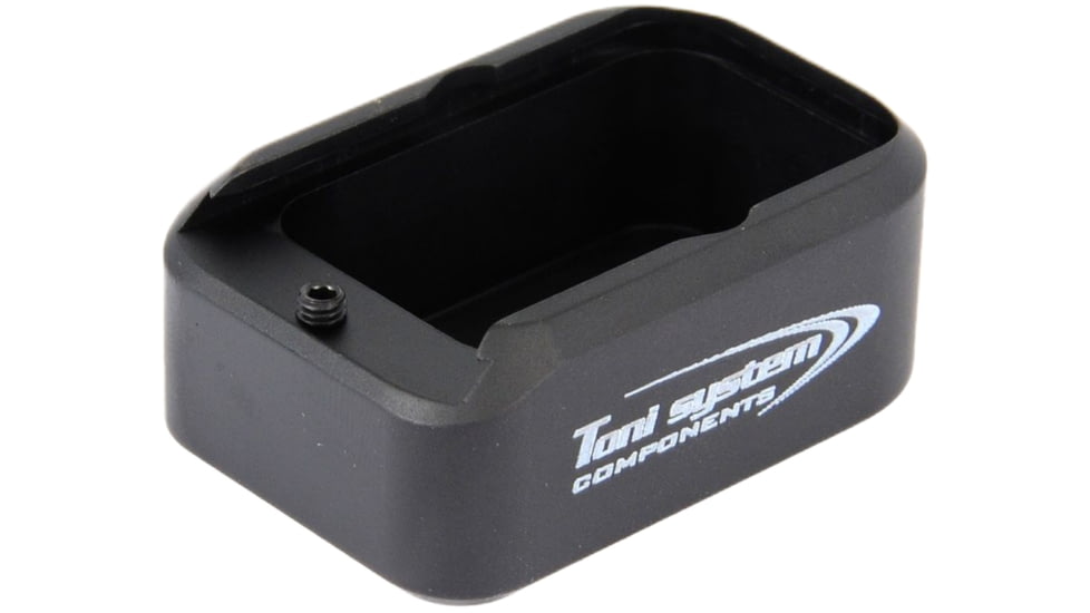 Toni System +2 Rounds Standard Pad Magazine Extension for Glock, Black, 2, PADGLST-BK