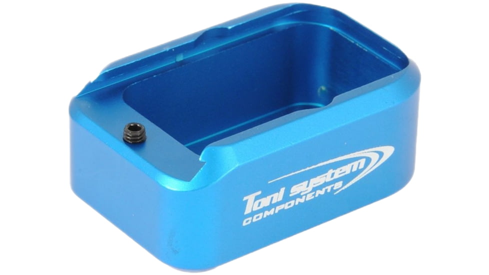 Toni System +2 Rounds Standard Pad Magazine Extension for Glock, Blue, 2, PADGLST-BL