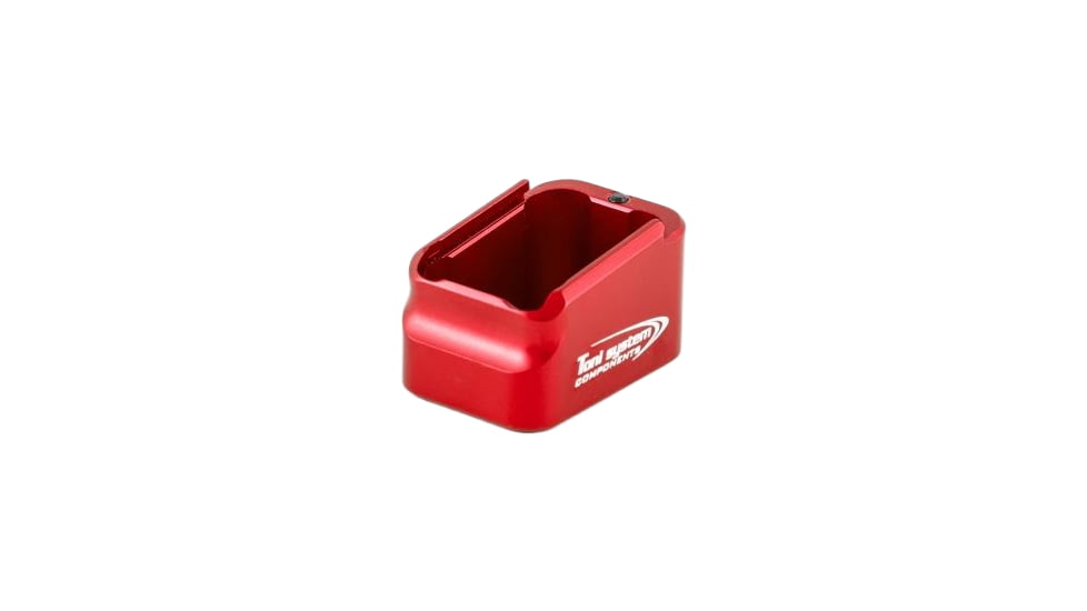 Toni System +3 Rounds Pad Magazine Extension for CZ Tactical Sport, Red, 3, PADCZTS141-RE