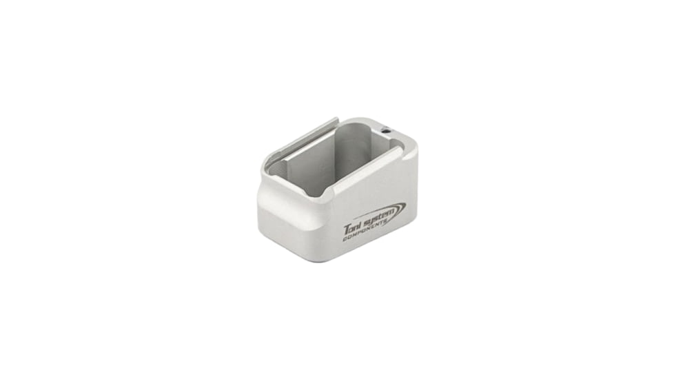 Toni System +3 Rounds Pad Magazine Extension for CZ Tactical Sport, Silver, 3, PADCZTS141-SI