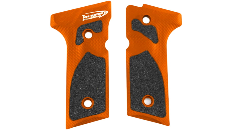 Toni System 3D Grips for Beretta M9A3-M9A4-92X Full Size, Orange, GBM9A3-OR
