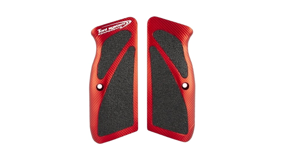 Toni System 3D Long Grips for P19L-P21L-T95F, Red, GT213D-RE