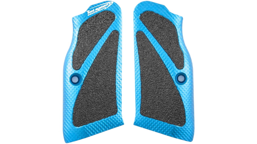 Toni System 3D Long Grips - Small Frame for Tanfoglio, Blue, GT3DL-BL