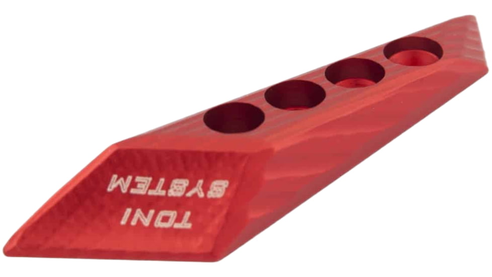 Toni System 3D Thumb Rest for Sti, Left Side, Right Hand Shooter, Red, AD3DSXSTI-RE