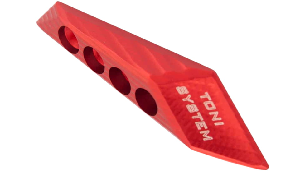 Toni System 3D Thumb Rest, Left Side, Right Hand Shooter, Red, AD3DSX-RE