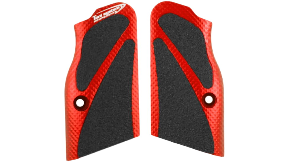 Toni System 3D Ultra Short Grips - Large Frame for Tanfoglio Domina And Limited Custom In The Unica Set-Up, Red, DGT3DC-RE