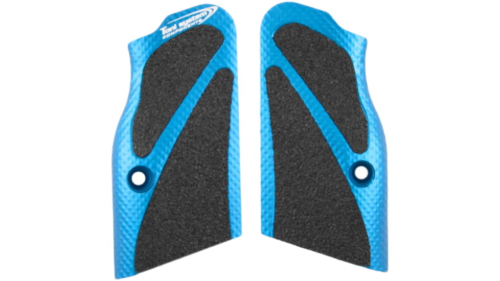 Toni System 3D Ultra Short Grips - Small Frame for Tanfoglio, Blue, DGTFS3DC-BL