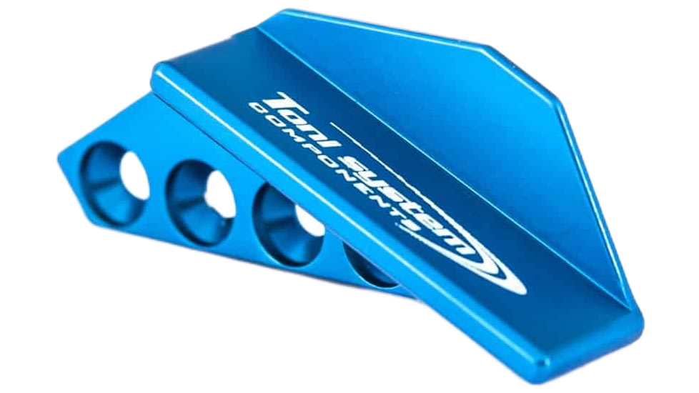 Toni System 4 Holes Thumb Rest, Left Side, Right Hand Shooter, Blue, AD4SX-BL