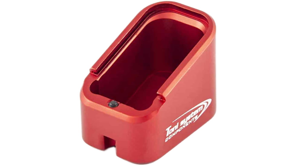 Toni System +4 Rounds Magazine Extension for Tanfoglio Large Frame, Red, 4, PADTHCO-RE