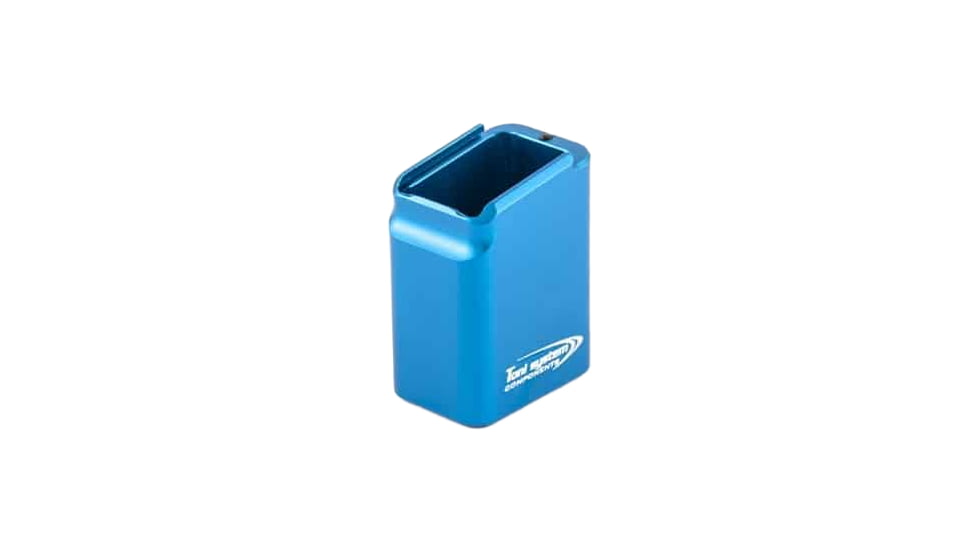 Toni System +8/9 Rounds Base Pad Magazine Extension for CZ Tactical Sport, Blue, 9, PADCZTS170-BL