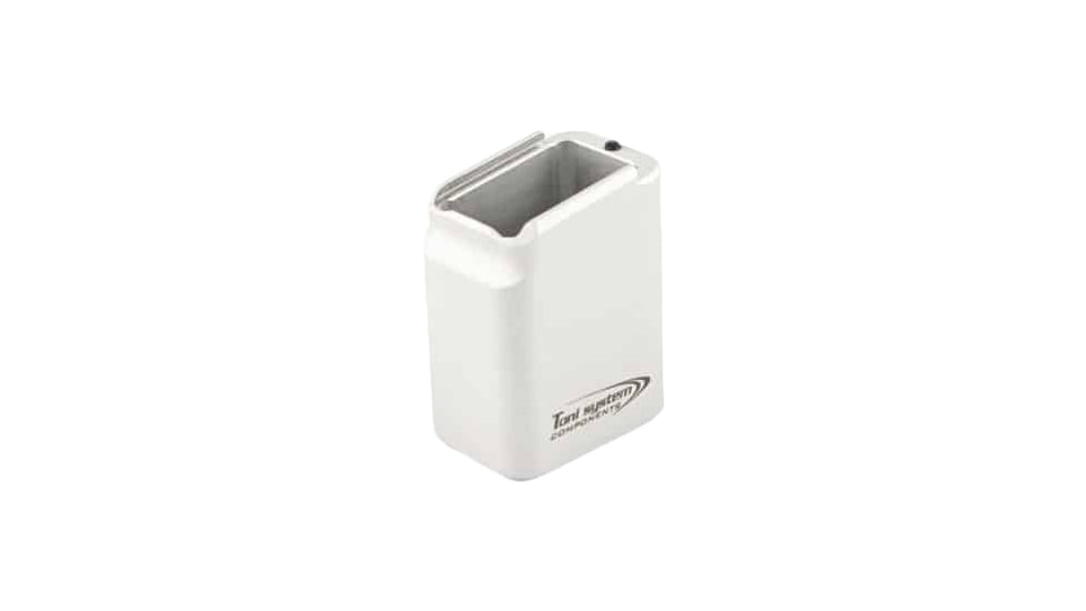 Toni System +8/9 Rounds Base Pad Magazine Extension for CZ Tactical Sport, Silver, 9, PADCZTS170-SI