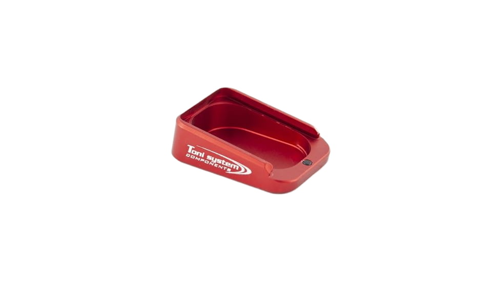 Toni System Base Pad +1 Round for CZ 75 Ts Orange/Czechmate/Ts 2 In Aluminum, Red, 1, PADCZTS1-RE