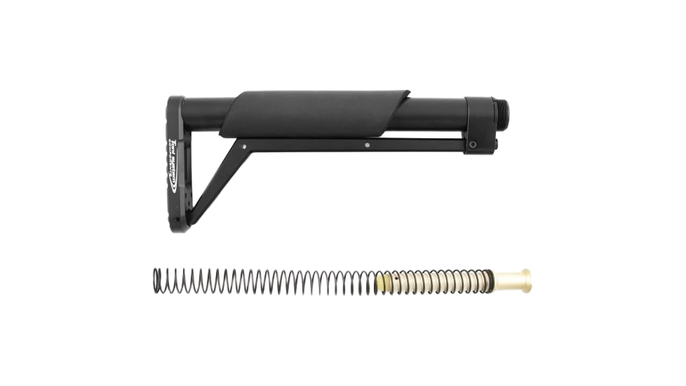 Toni System Fixed Stock 11In - Buffer Spring Included, Black, CF11AR15-BK
