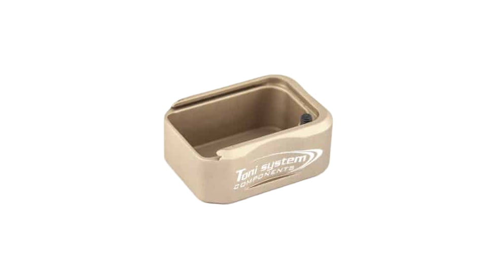 Toni System Magazine Pad Extension +2 Rounds for Beretta 92-96-98-M9A1-M9A3-Elite LTT, Sand, 2, PAD98S-SA
