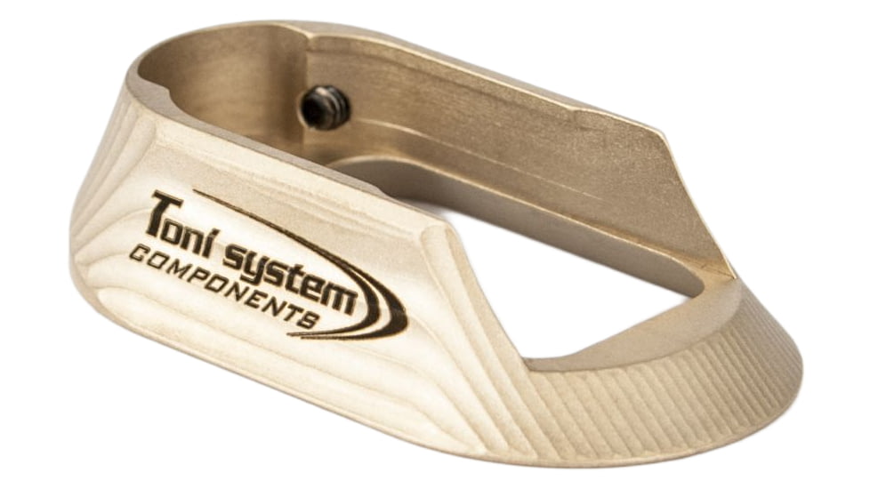 Toni System Magwell for CZ Shadow 2 - Brass, Black, MOCZ2-BR