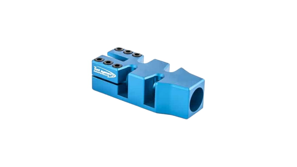 Toni System Muzzle Brake for Benelli M2 Sp With Original Rib, Blue, V4NM2SP-BL