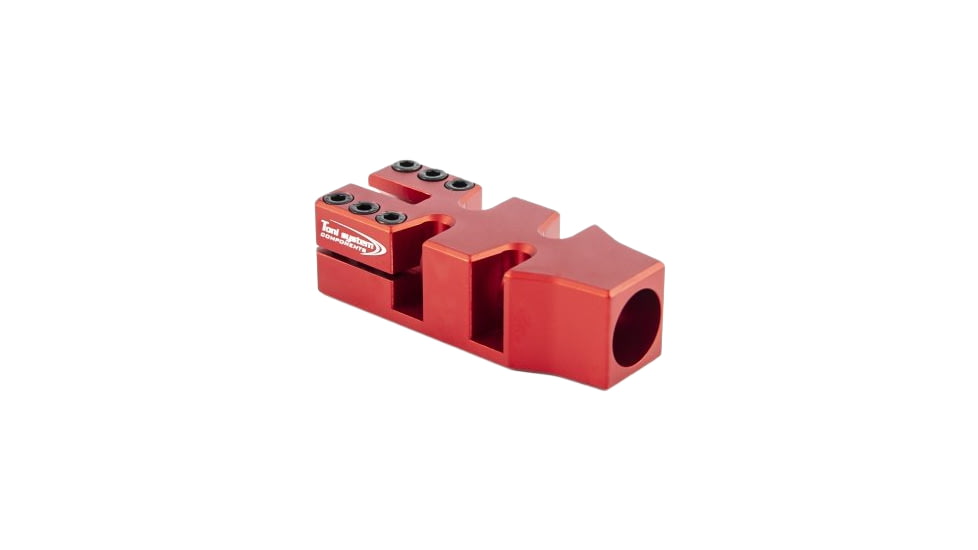 Toni System Muzzle Brake for Beretta 1301 With Original Rib, Red, V4N1301-RE