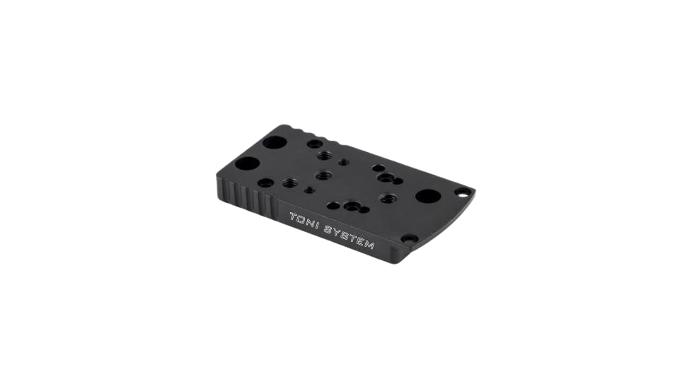 Toni System Optic Ready Base Plate for Red Dot Type B for Tanfoglio Stock II Optic Post 2022, Black, OPXTAN3B