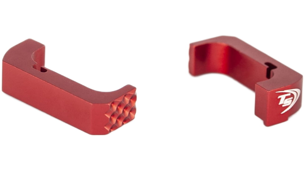 Toni System Oversized Interchangeable Magazine Release for Glock Gen. 4 And 5, Red, PMPG5-RE