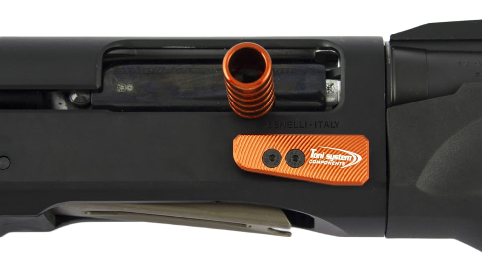 Toni System Oversized Release Button Asymmetric Model - Benelli M2 Sp, Orange, PMM6-OR