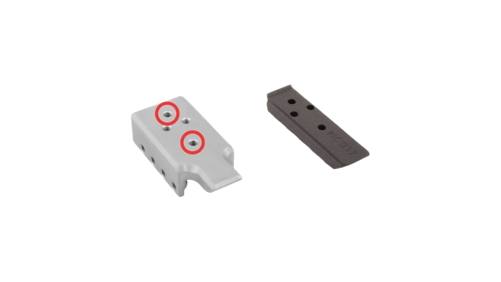 Toni System Picatinny for Glock 17 Frame Weight, Black, PICG17-BK