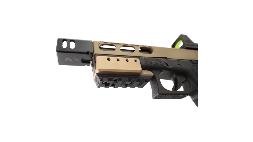 Toni System Picatinny for Glock 17 Frame Weight, Black, PICG17-BK