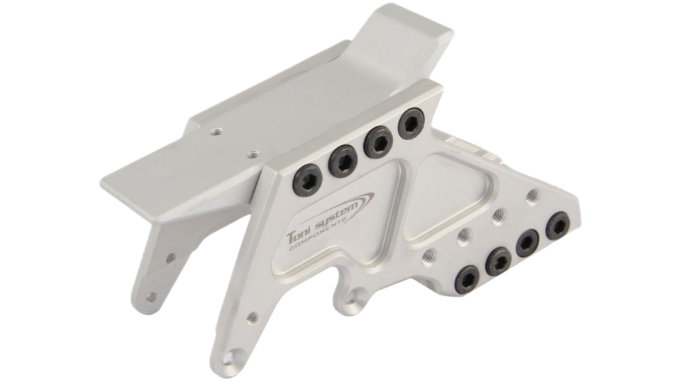 Toni System Scope Mount for Multiple Red Dot for Glock 17/34 Gen 4 And More, Silver, AMDGL-SI