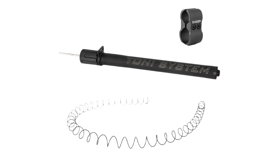 Toni System Set With Hunting Ga.12 Magazine Tube Extension +4 Rounds With Plug Reducer And Belt Ring, Barrel Clamp And Spring for Benelli M1-M2, 4, K1-PS4HMC-BK