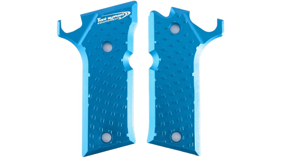 Toni System Vibram Grips for Beretta 92X - Beretta 92X Grip, Blue, GB92XV-BL