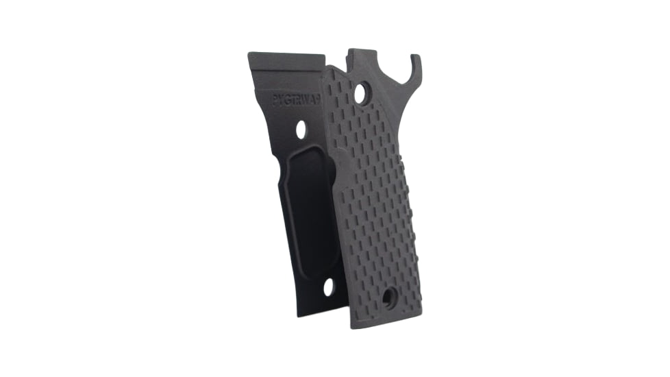 Toni System Wraparound Track Grips In Polymer for Beretta 92X, Black, PYGTRWA92X-BK