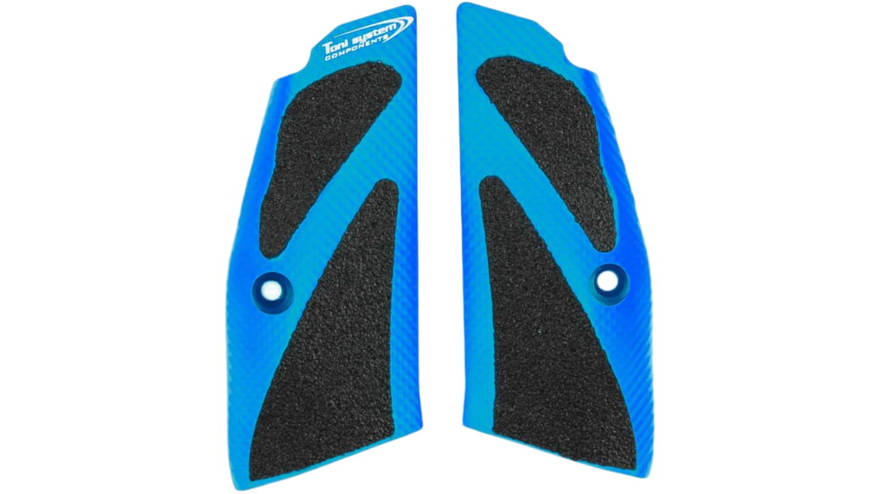 Toni System X3D Short Grips for CZ Shadow/Tactical Sport, Blue, GCZ3DC-BL