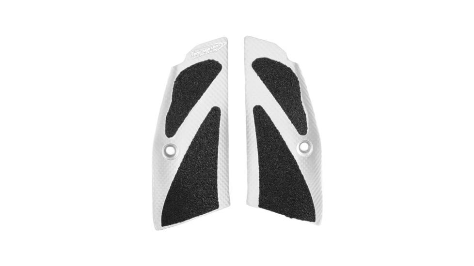 Toni System X3D Short Grips for CZ Shadow/Tactical Sport, Silver, GCZ3DC-SI